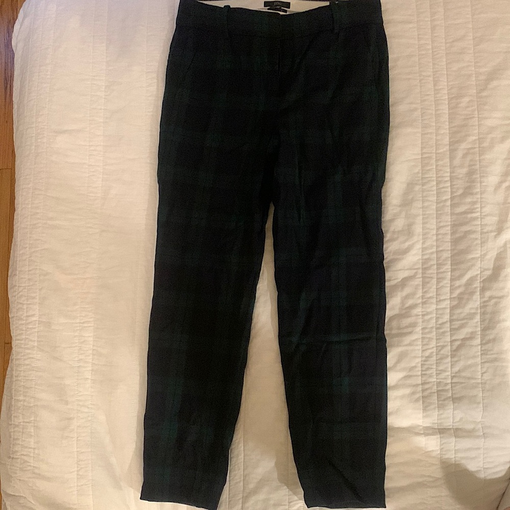 JCrew Tartan trousers